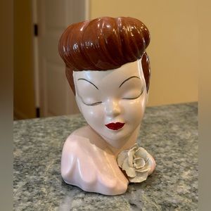 Lady Head Vase